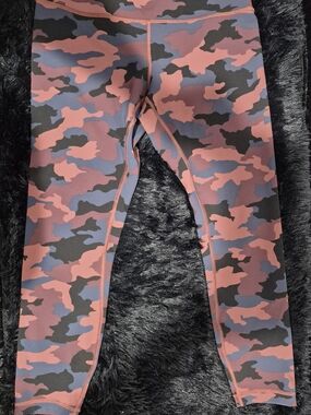 lululemon athletica Camo Leggings in Pink and Blue
